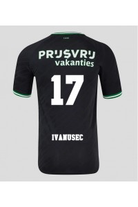 Feyenoord Luka Ivanusec #17 Voetbaltruitje Uit tenue 2024-25 Korte Mouw